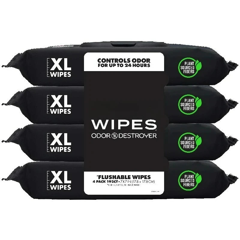 Flushable Deodorizing Wet Wipes