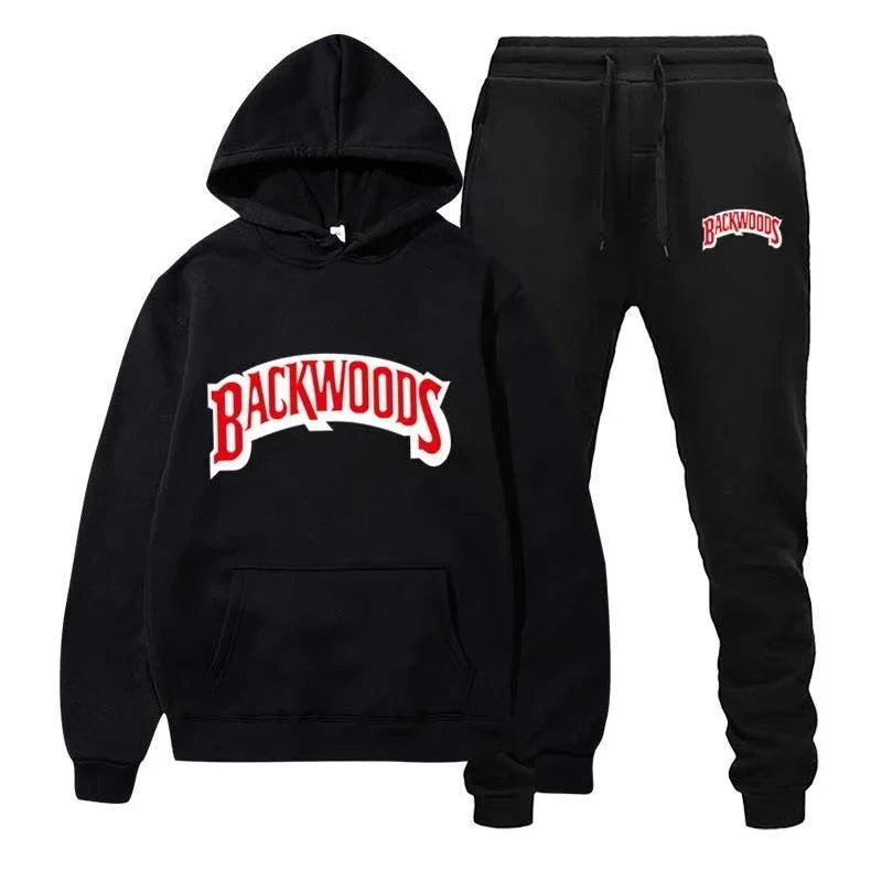Fleece Hoodie Tracksuit Set