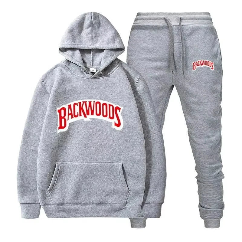 Fleece Hoodie Tracksuit Set