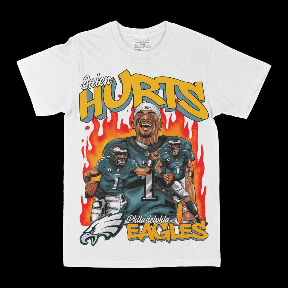Jalen Hurts Vintage Football Tee