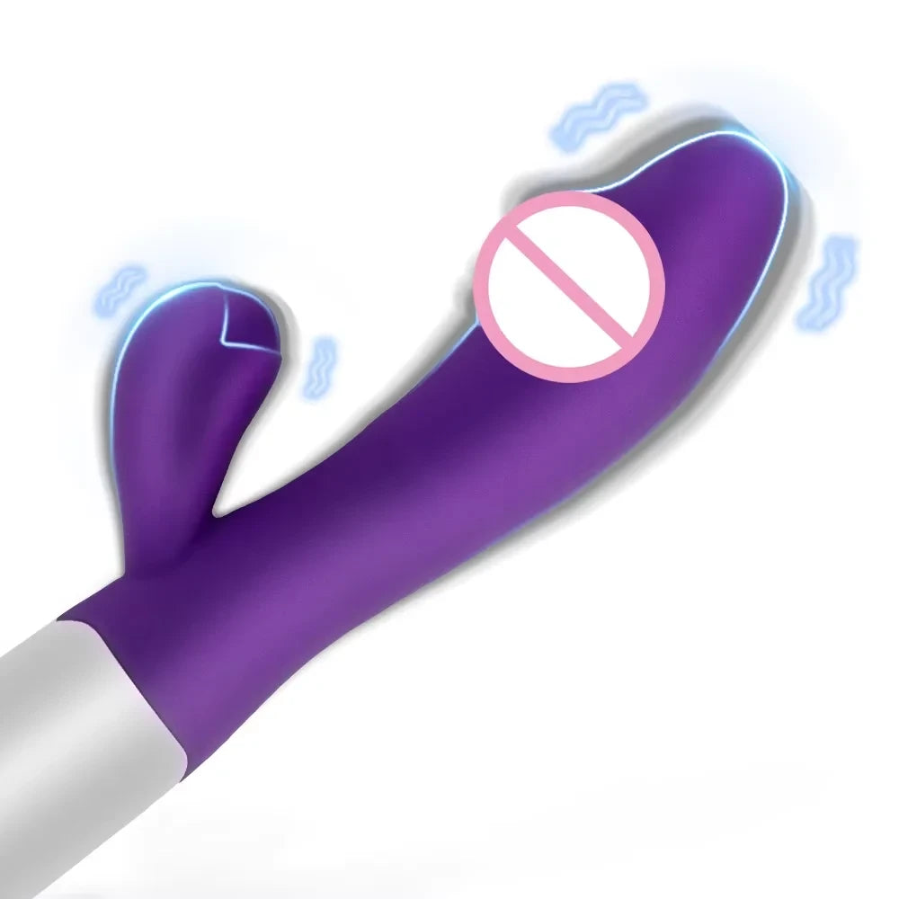 Silicone Dual Stimulating Rabbit Vibrator