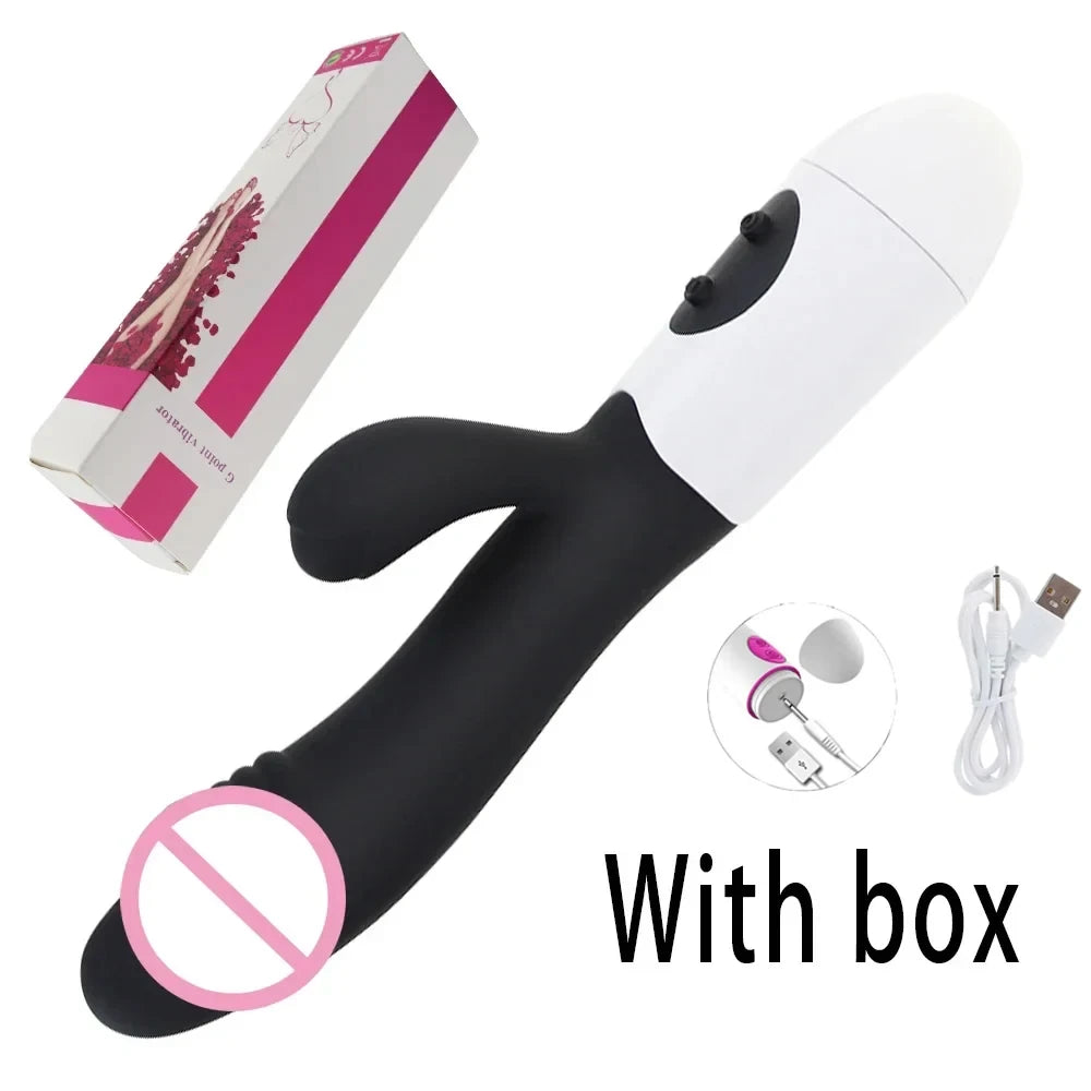 Silicone Dual Stimulating Rabbit Vibrator