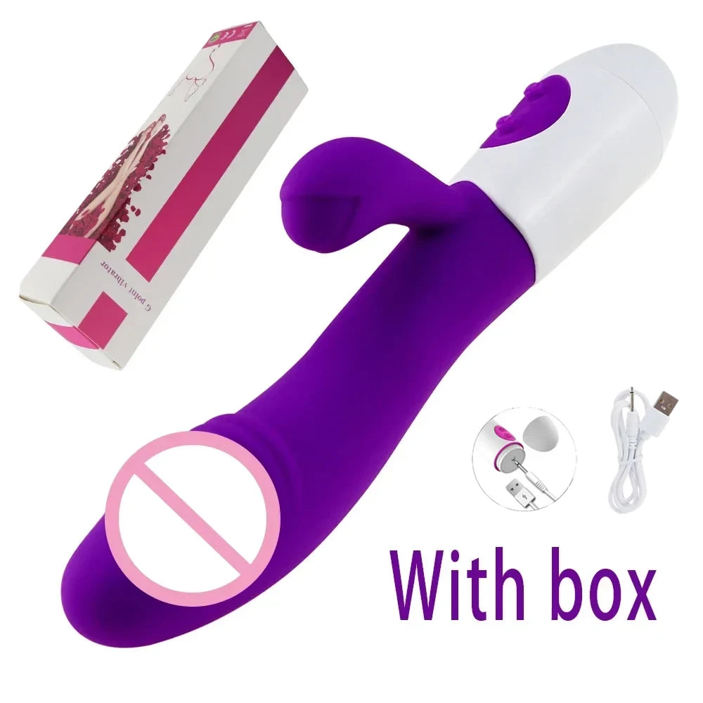Silicone Dual Stimulating Rabbit Vibrator