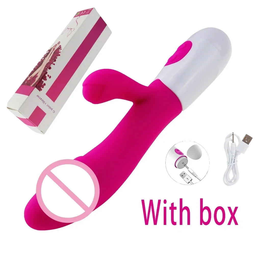 Silicone Dual Stimulating Rabbit Vibrator