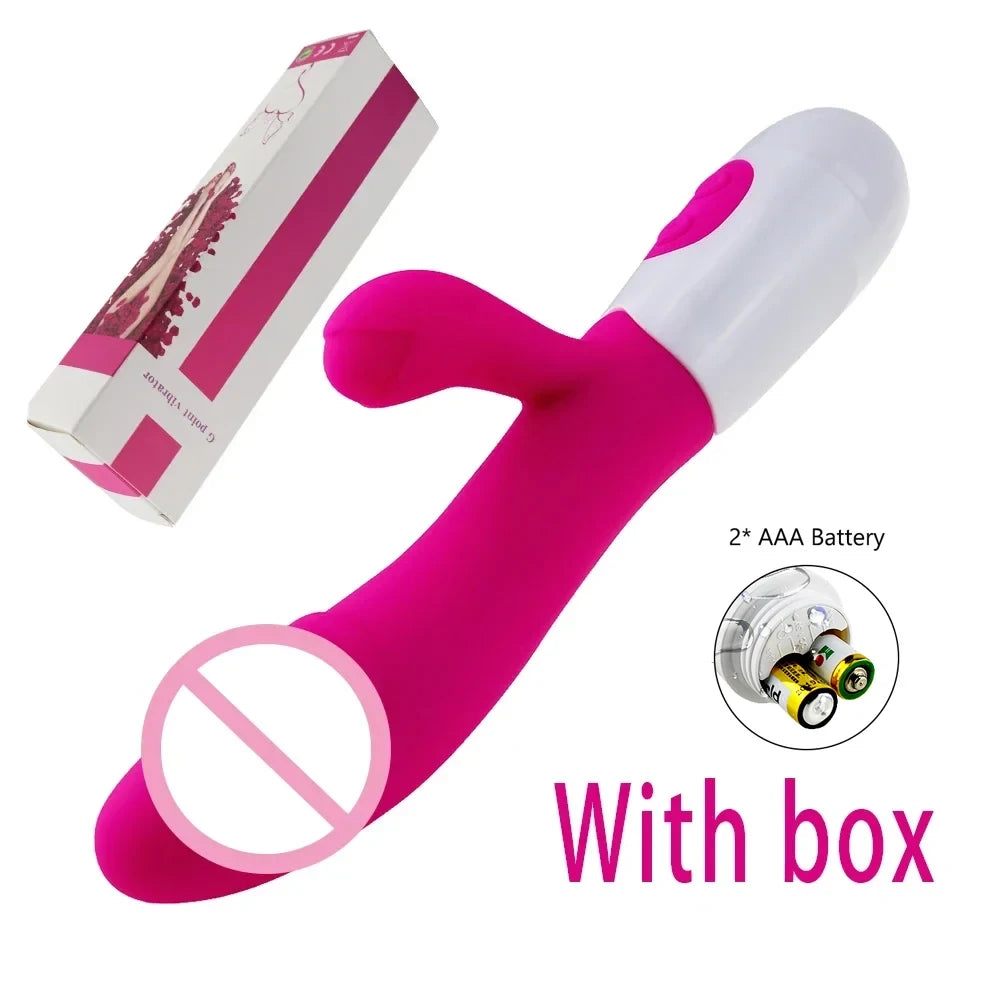 Silicone Dual Stimulating Rabbit Vibrator