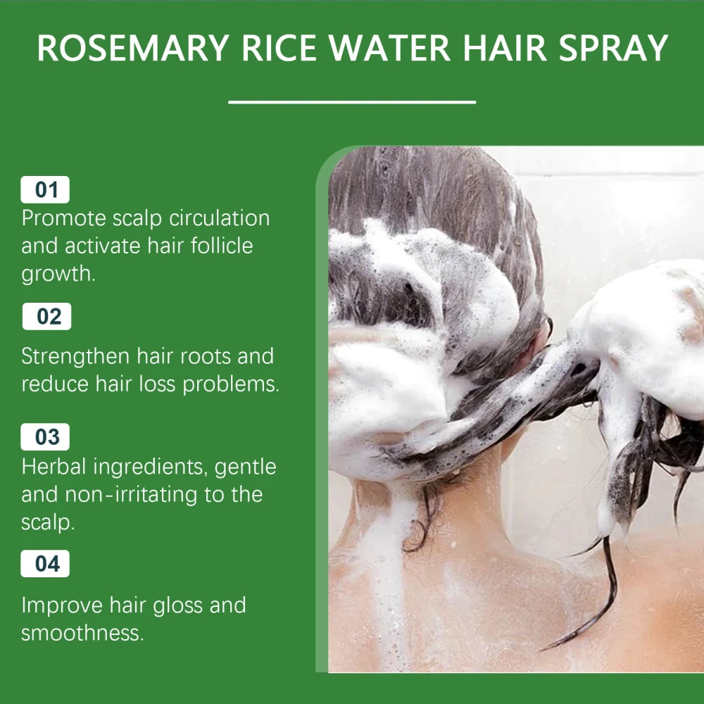 Rosemary Rice Water Hair Spray