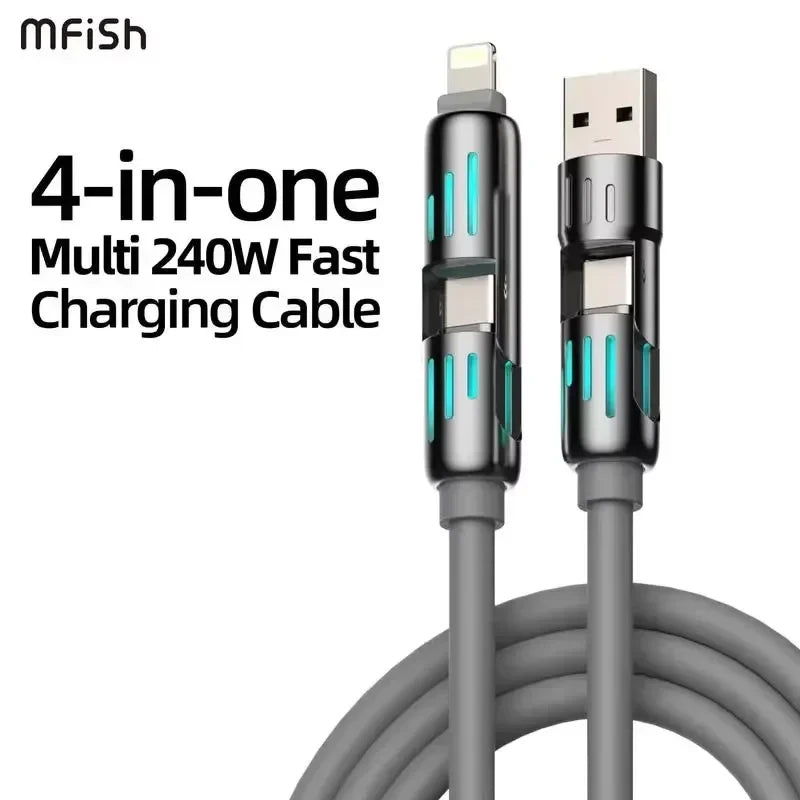 4-in-1 Multi-Function USB Charging Cable