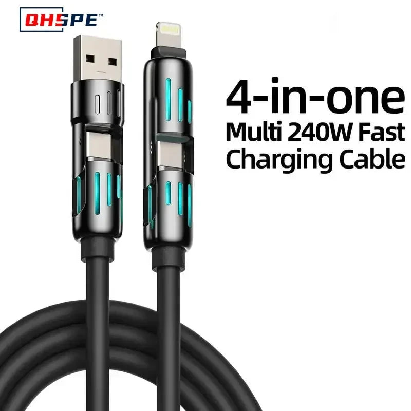 4-in-1 Multi-Function USB Charging Cable