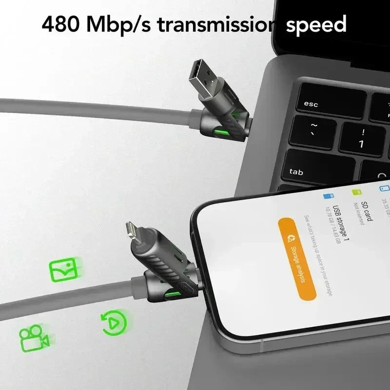 4-in-1 Multi-Function USB Charging Cable