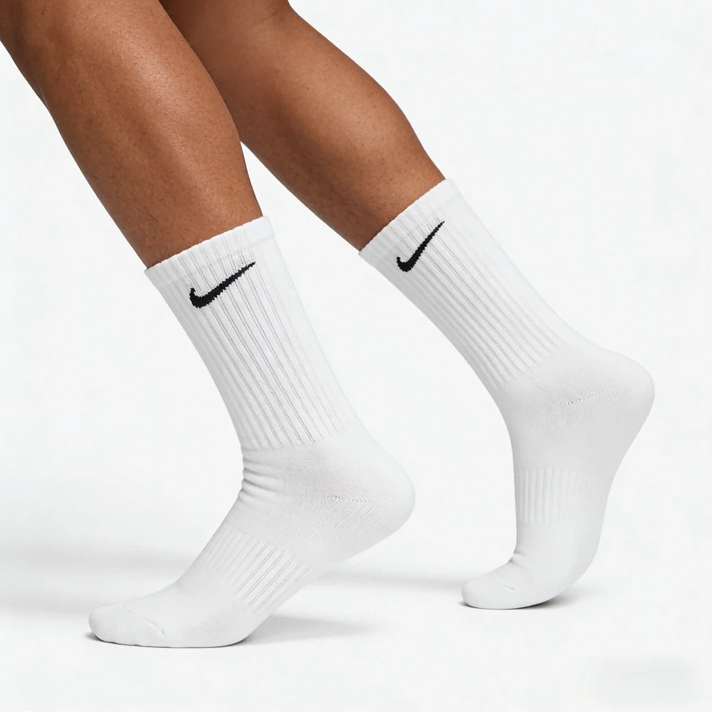 Nike Athletic White Training Socks