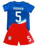 Trinity Rodman USA Kids Soccer Jersey Set - Toddler & Youth Sizing